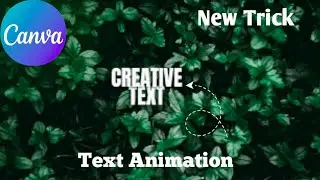 How to make 3D text animation in Canva | Step-by-Step totorial