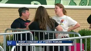 First concert takes place inside Fiserv Forum