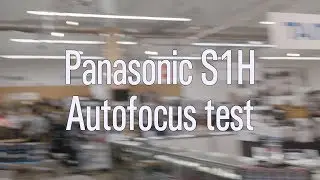 Panasonic Lumix S1H Autofocus test with PRO 50mm and Sigma 45mm lenses