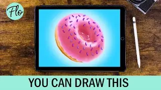 ANYONE Can Draw This DONUT in PROCREATE