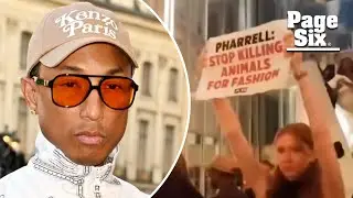 Pharrell Williams Paris Olympics party disrupted by PETA protest