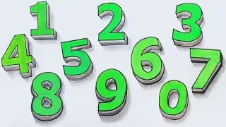 3D Number drawing