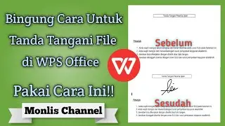 Cara Membuat Tanda Tangan di File pdf || MONLIS TIPS