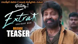 Extra Ordinary Man Movie Rajasekhar Teaser || Nithiin || Sreeleela || Vakkantham Vamsi || NS