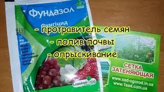 ФУНДАЗОЛ для полуниці, винограду, агрусу від сірої гнили, мунистої