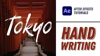 Handwriting Text Animation - After Effects Tutorial #17