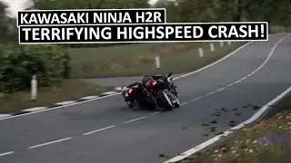 HORRIFYING CRASH! Kawasaki Ninja H2R Overtaking Goes Wrong