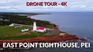 East Point Lighthouse, Elmira, Prince Edward Island | 4K Majestic Views