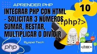 🐘 INTEGRAR HTML CON PHP 🔔 Ingresar 3 números y realizar la opción seleccionada en PHP