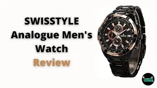 SWISSTYLE Analogue Men's Watch Black Dial Black Colored Strap Review