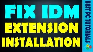 Fix IDM extension installation in Google Chrome