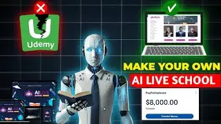 Create Your Own AI-Powered Online School Like Udemy & Skillshare In USA & Make 🤑 $10,000/Month!