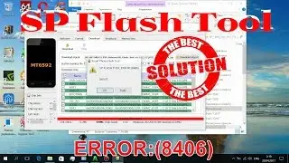 SP Flash Tool error 8406 solution = решение = solución = Lösung