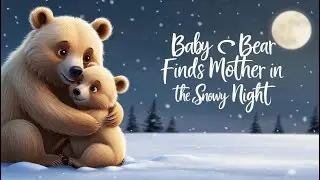 Baby Bear Finds Mother in the Snowy Night Story | Cuteni Song For Kids - Storytelling #bedtime #all