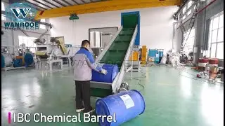 Waste Plastic Barrel/Plastic Drum Crusher Plastic Drum Shredder Plastic Scrap Shredder Machine