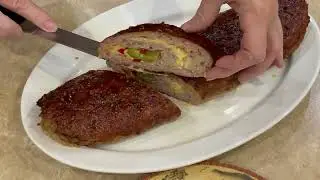 Хотите удивить своих Гостей  Приготовьте этот МЯСНОЙ РУЛЕТ !!! Просто, Празднично и вкусно !!!