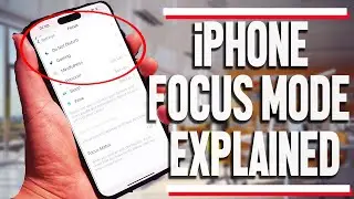 iPhone 15 Focus Mode Explained! How to Use Focus Mode