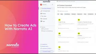 How to Create Ads With Narrato AI Ad Copy Generator