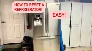 How To Reset A Refrigerator! EASY!