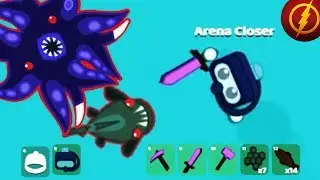 Starve.io DIVING MASK, AMETHYST WEAPONS // Starve.io Gameplay ( Starve.io Update )