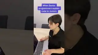 When seniors explain code to juniors 😌