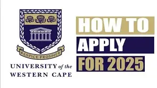 How to Apply at University of Western Cape for 2025