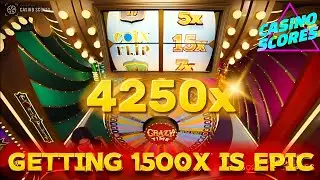 Crazy Time Big Win Today, Oh My God !! 1500X,1500X,600X And Others! 4250 All Bonuses!