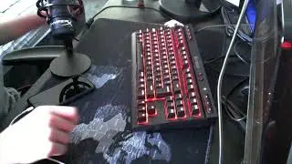 Corsair K63 - Sound  Test (Cherry MX Red Switches)