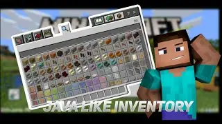 JAVA EDITION INVENTORY IN MCPE