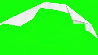 [4K] 3 x Paper Fold Transitions - Green Screen