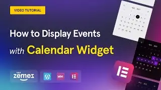 How to Display Events with Calendar Widget for Elementor