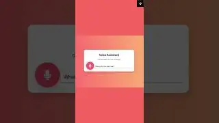 Voice Assistant Using HTML Css and Javascript | 