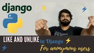 How to create a like button in django | For anonymous users