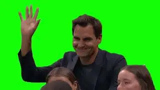 Roger Federer green screen