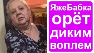 ЯжеБабка орёт диким воплем