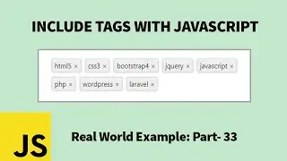 How to create tag input using pure javascript | Bangla Tutorials