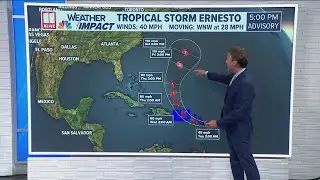 Tropical Storm Ernesto forms, will impact Puerto Rico, U.S. Virgin Islands