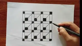 How to draw 3d hole optical illusion - easy 3d drawing on paper