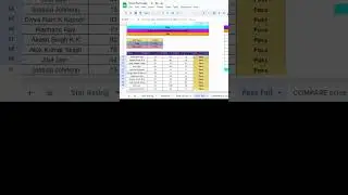 Student Pass Fail Data I #shortsfeed #exceltutorial #excelformulas #exceltips #students #pass