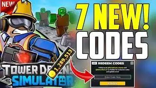 ⚠️AUGUST UPDATE!!⚠️️ TOWER DEFENSE SIMULATOR ROBLOX CODES 2024 - TOWER DEFENSE CODES 2024 - TDS