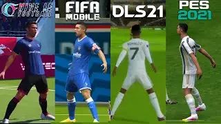 RONALDO - Siiiiiiiiii!!!!! CELEBRATION COMPARISON (VIVE LE FOOTBAL-FIFA MOBILE-DLS21-PES MOBILE 21)