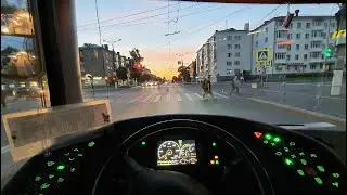 Вечерком от 1 - го лица | Троллейбус УТТЗ - 6241.01 (МАЗ 203Т), Чебоксары.