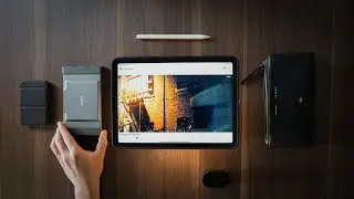 Ipad Air 5 Minimal Travel Workstation Accessories and Software for Max Productivity