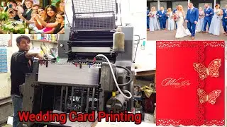 Calendar 2024 Printing & Wedding Invitation Card Printing Process. Wedding Card Print.