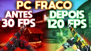 COMO RODAR CSGO EM PC FRACO EM 2022 (SEM TRAVAR). COMO AUMENTAR O FPS DO CSGO RÁPIDO