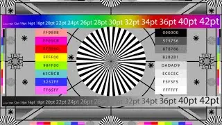 Monitor Color Test   Monitor Farbtest RGB CMYK 4k | TecH FiberNeT