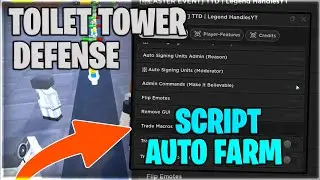 [🍔FOOD CRATE] Roblox Toilet Tower Defense Script Auto Place, Auto Farm & Upgrade Pastebin 2024