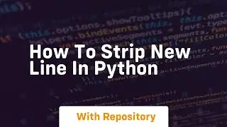 how to strip new line in python