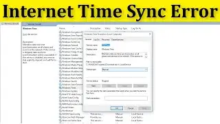 Fix Internet Time Sync Error Windows 10/8/7