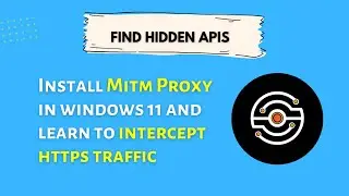 How to download and install mitm proxy in windows 11 |  learn to intercept https traffic with mitm